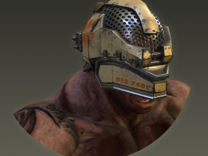 sci-fi cyborgdestroyer 3D Модель