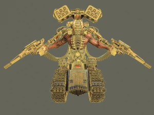 sci-fi cyborgdestroyer 3D Model