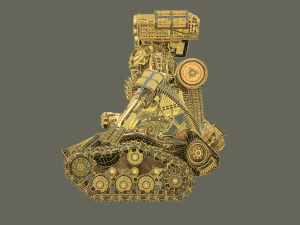 sci-fi cyborgdestroyer 3D Model