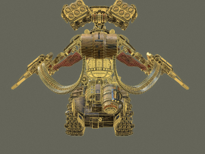sci-fi cyborgdestroyer 3D Модель