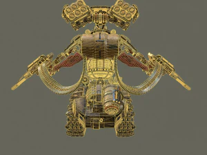 sci-fi cyborgdestroyer 3D Model