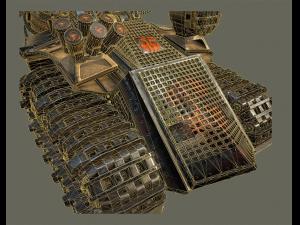 sci-fi cyborgdestroyer 3D Модель