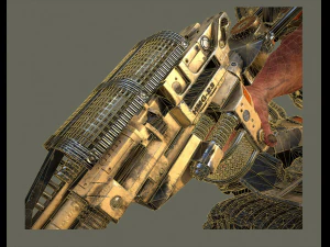 sci-fi cyborgdestroyer 3D Model