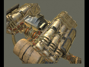sci-fi cyborgdestroyer 3D Модель