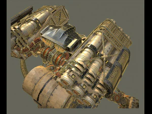 sci-fi cyborgdestroyer 3D Model