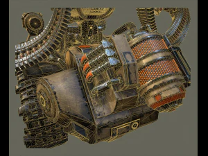 sci-fi cyborgdestroyer 3D Model
