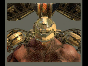 sci-fi cyborgdestroyer 3D Model