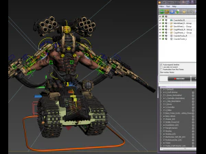 sci-fi cyborgdestroyer 3D Model