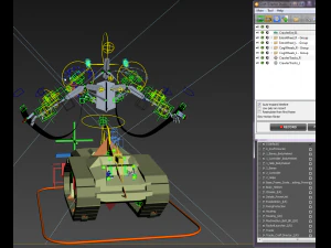 sci-fi cyborgdestroyer 3D Model