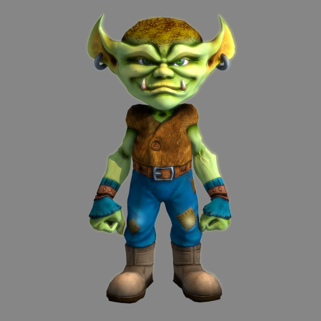 goblin 3D Модель .c4d .max .obj .3ds .fbx .stl .blend 