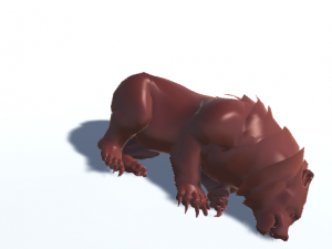 grizzly bear animated 3D Model