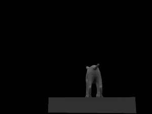 tiger sculpture for garden or museum 3D Model