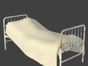 hospital bed 3D Model