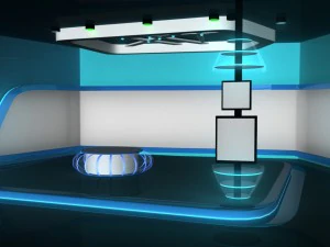 news room studio 3D Model