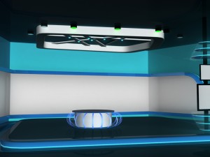 news room studio Model 3D