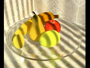 buah-buahan Model 3D