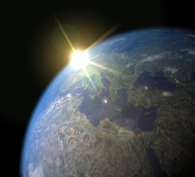 earth 3D मॉडल .c4d .max .obj .3ds .fbx .stl .blend 