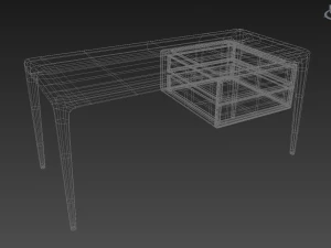 artisan latus desk 3D Model