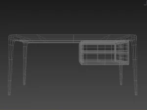 artisan latus desk 3D Model