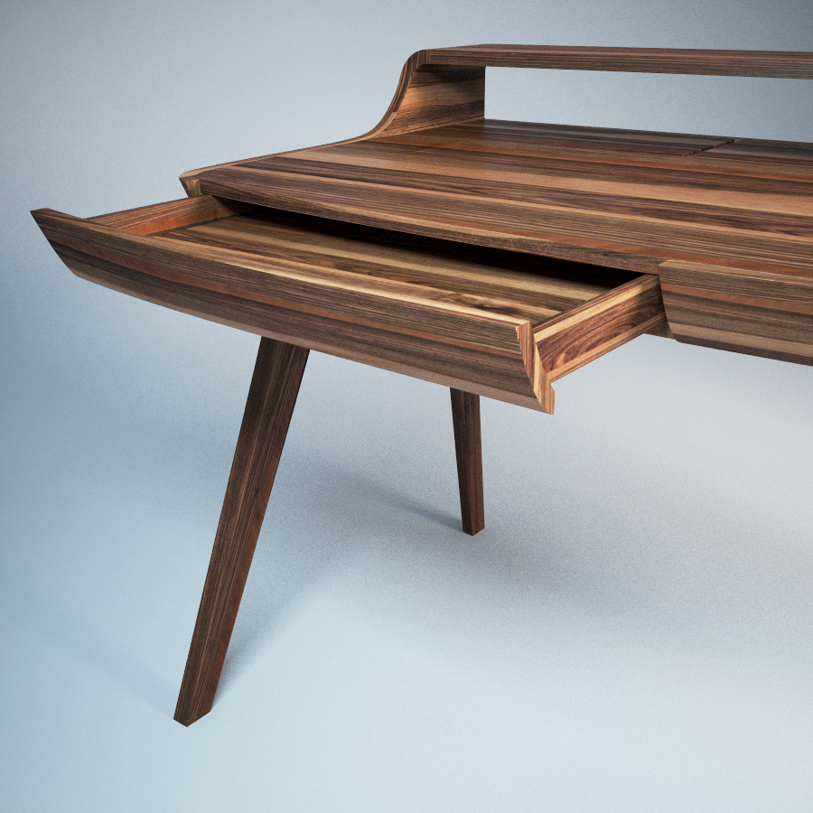 Artisan Picard Working Desk 3d Modell In Schreibtisch 3dexport