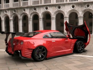 nissan r35 bensopra 3D Модель