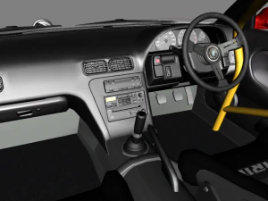 nissan silvia k s13 ebisu circuit 1989 to 1994 3D Model