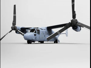 helicopter mv22 osprey 3D Model