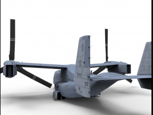 helicopter mv22 osprey 3D Модель