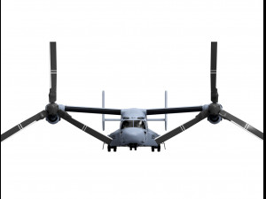 helicopter mv22 osprey 3D Модель