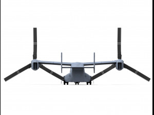 helicopter mv22 osprey 3D Модель