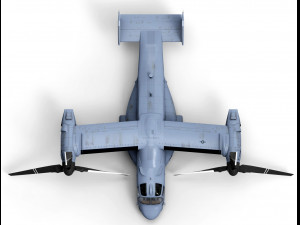 helicopter mv22 osprey 3D Модель