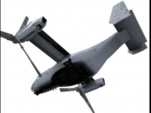 helicopter mv22 osprey 3D Модель