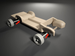 chevy impala 1967 3d printable model 3Dプリントモデル