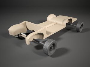 chevy impala 1967 3d printable model 3Dプリントモデル
