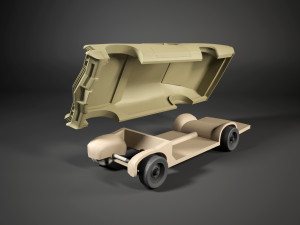 chevy impala 1967 3d printable model 3Dプリントモデル