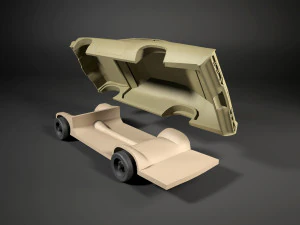 chevy impala 1967 3d printable model 3D Print Model