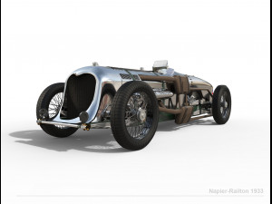 napier-railton race car 3D Model