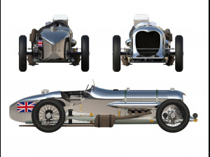 napier-railton race car 3D Model