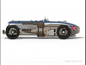 napier-railton race car 3D Model