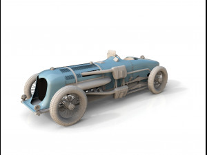 napier-railton race car 3D Model