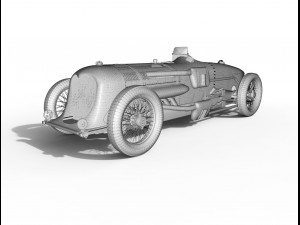 napier-railton race car 3D Model