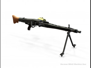 mg 42 machine 3D Model