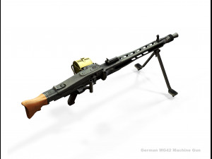 mg 42 machine 3D Model