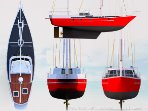feltz scorpion iii sailboat 3D Model