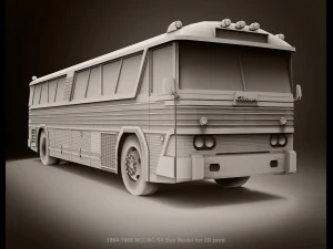 Modelo de ônibus Mci mc-5a Modelo de Impressão 3D