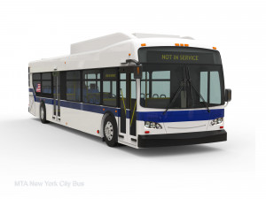 Mta new york city bus 3Dモデル