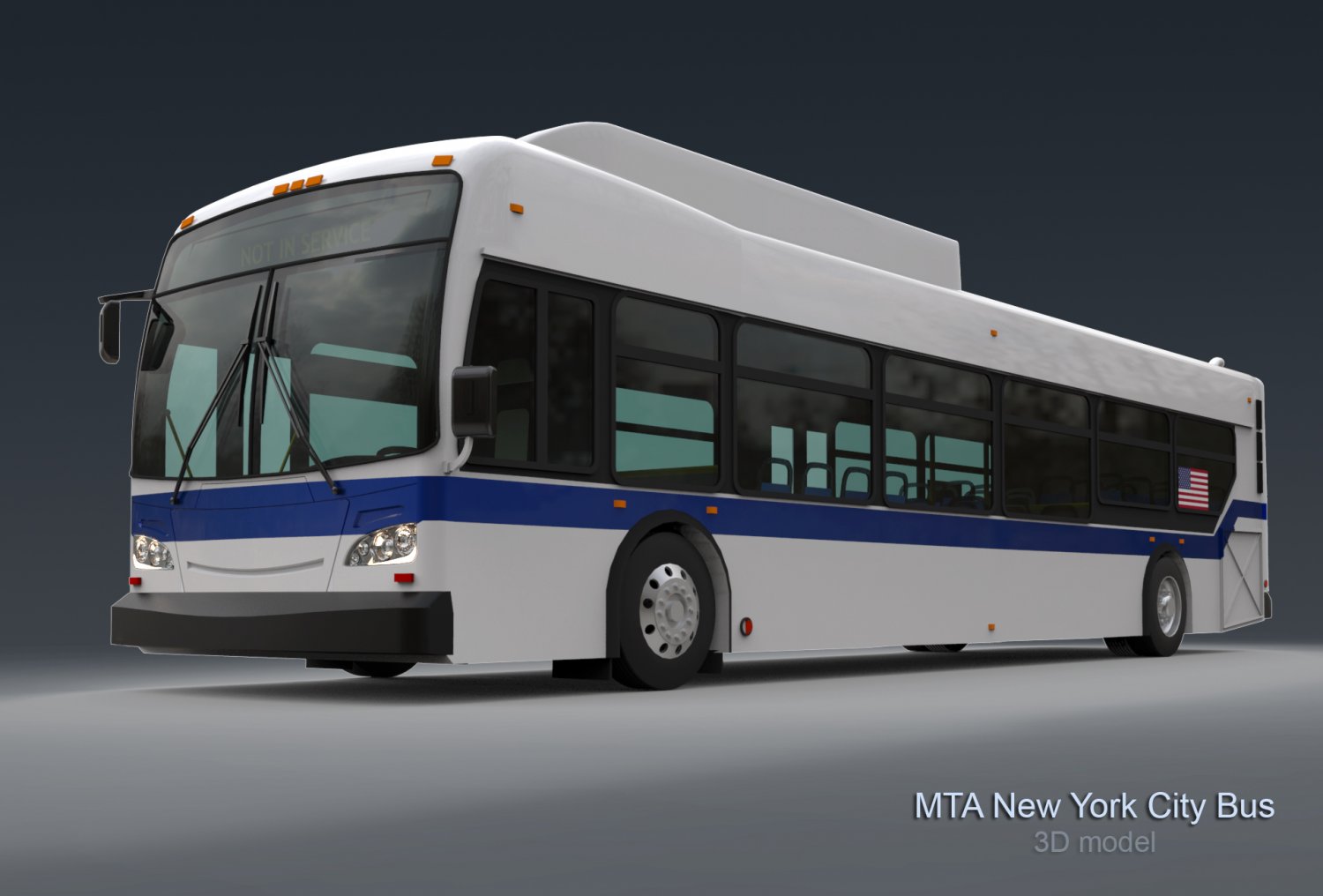Bus 3d model. Bus 3d model