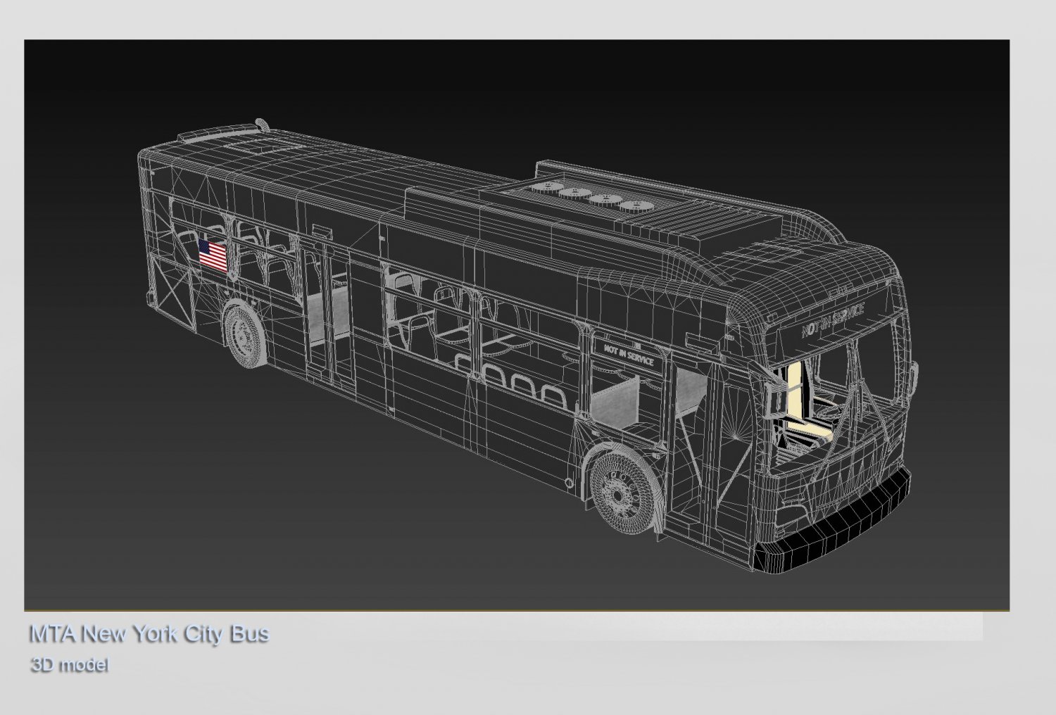 Mta New York City Bus 3D Модель In Автобус 3DExport