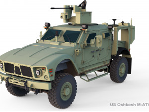 US Oshkosh M-ATV 3D Model