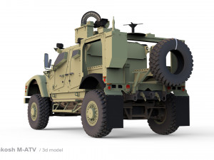 US Oshkosh M-ATV 3D Model